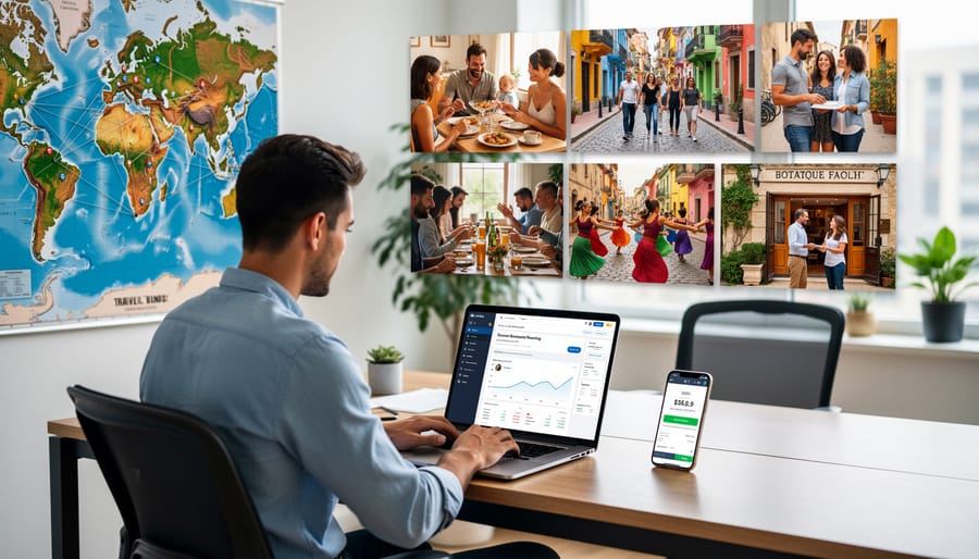 Tourists participating in authentic Indigenous cultural tourism experience with guide